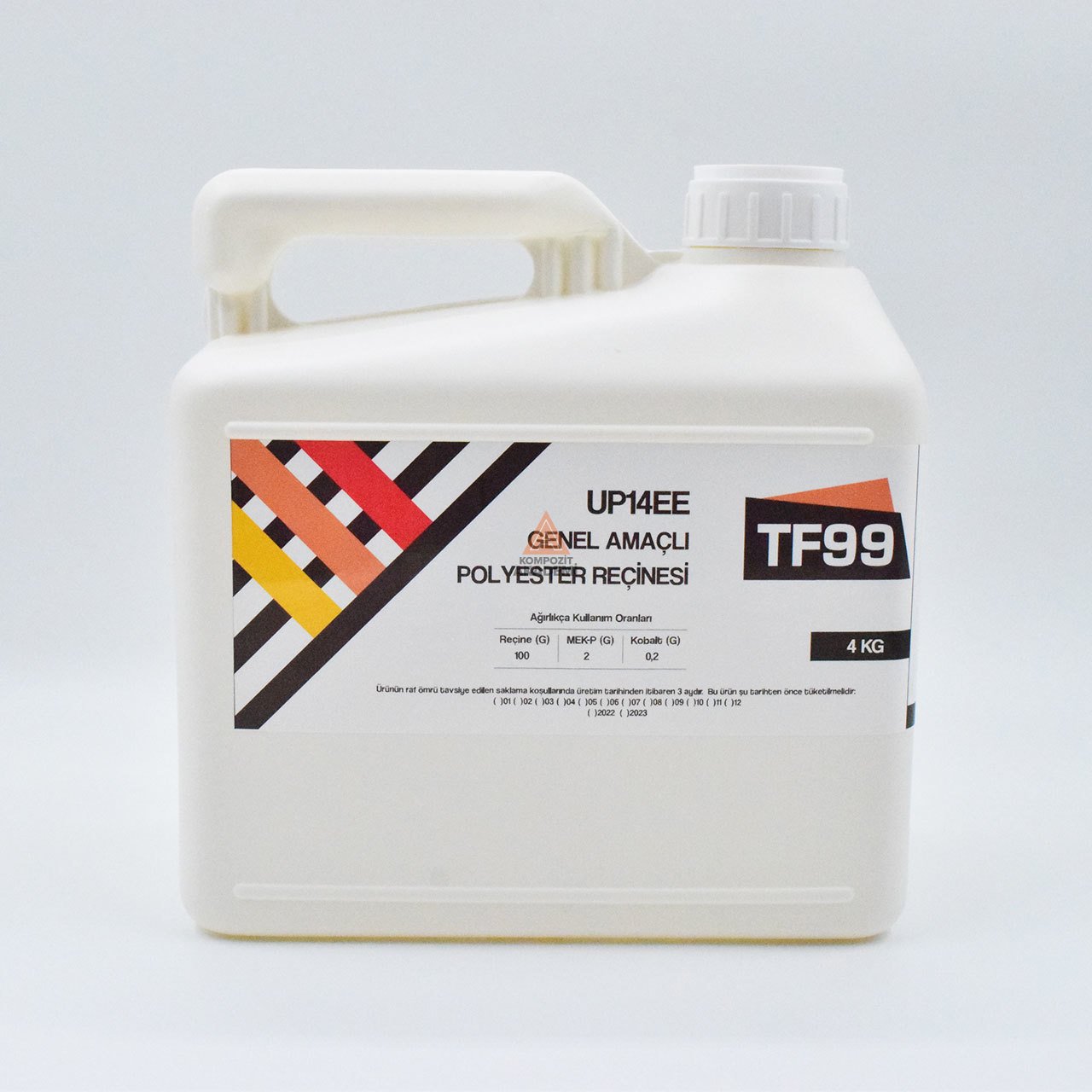 UP14EE Genel Amaçlı Doymamış Polyester Reçinesi 4 KG