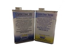 Crystal Clear 202 UV Dayanımlı Optik Şeffaf Sıvı Plastik Trial Size - 0.86 Kg