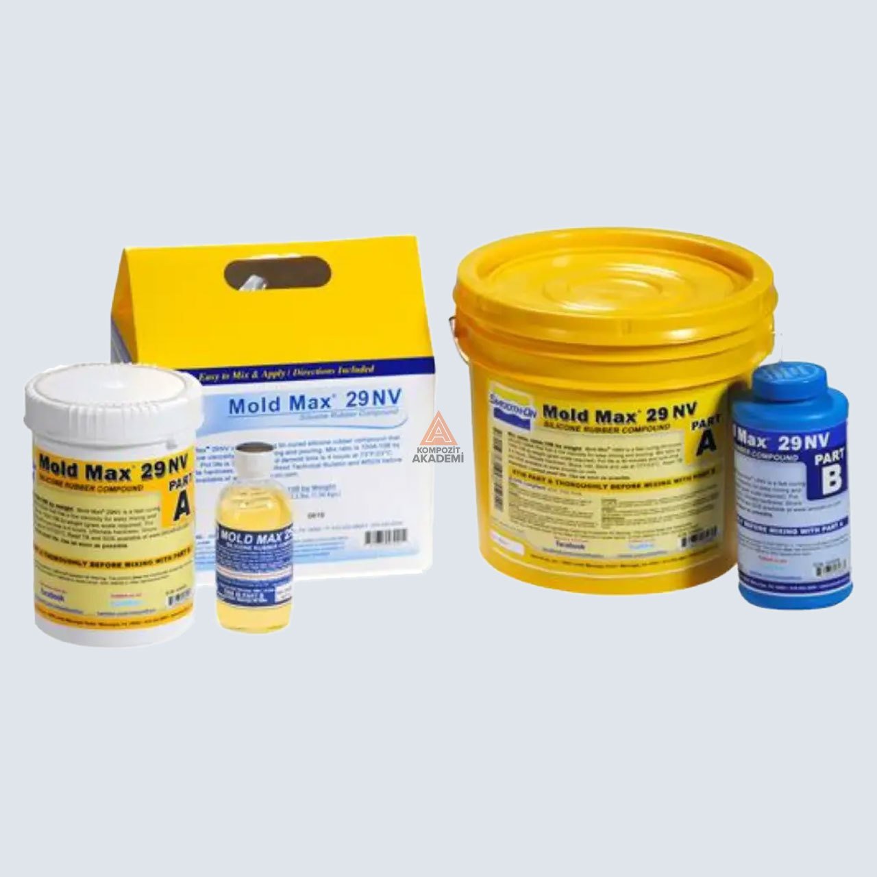 Mold Max 29 NV Vakum Gerektirmeyen Yüksek Performanslı Kalıp Silikonu