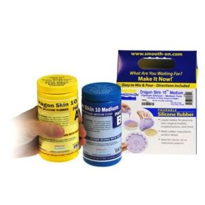 Dragon Skin 10 Medium Yüksek Performanslı Yapay Deri Makyajı ve Kalıbı Silikonu Trial Size - 0.91 Kg